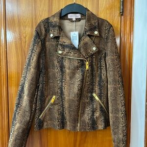 NWT philosophy snake print jacket